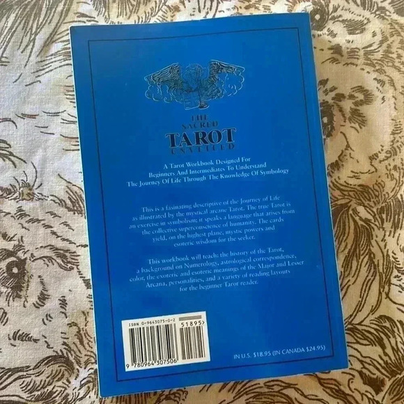 Vintage The Sacred Tarot Unveiled Allyson Walsh Tarot Cards Workbook Guide 90s - Picture 2 of 12